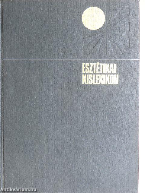 Esztétikai kislexikon