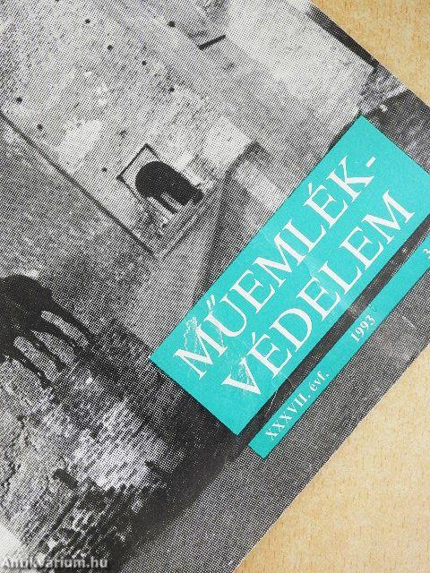 Műemlékvédelem 1993/3.