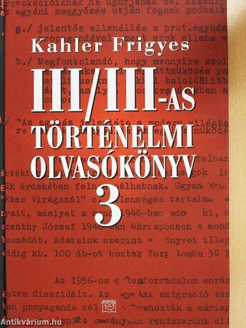 III/III-as történelmi olvasókönyv 3.