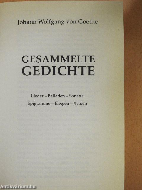 Gesammelte Gedichte