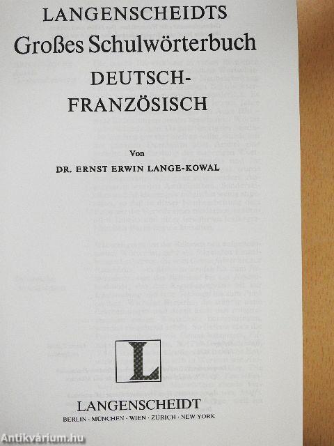 Langenscheidts Großes Schulwörterbuch