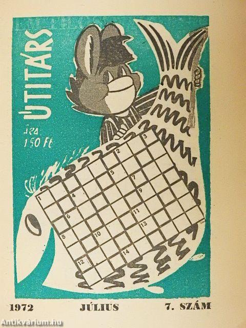 Útitárs 1972. július
