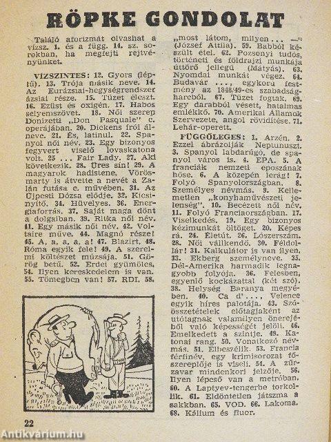 Útitárs 1972. július