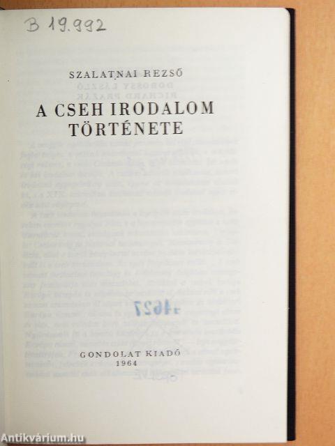 A cseh irodalom története