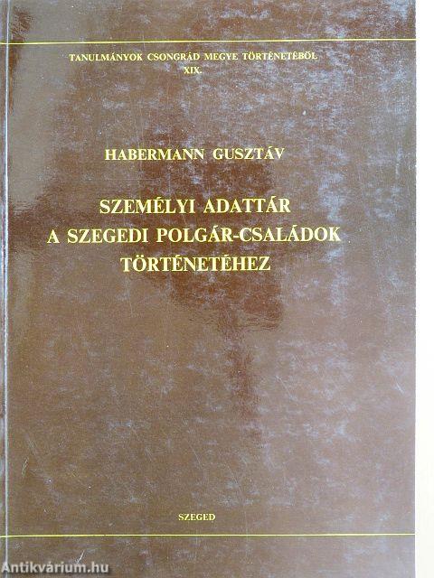 Tanulmányok Csongrád megye történetéből XIX.