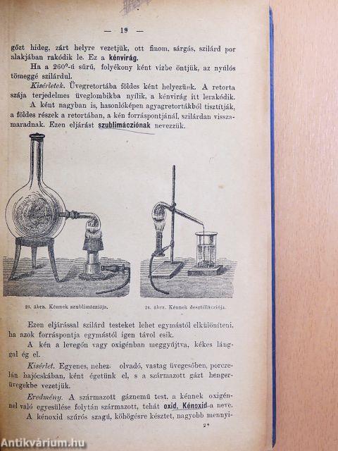 Anorganikus chémia és mineralogia I-II./Organikus chémia
