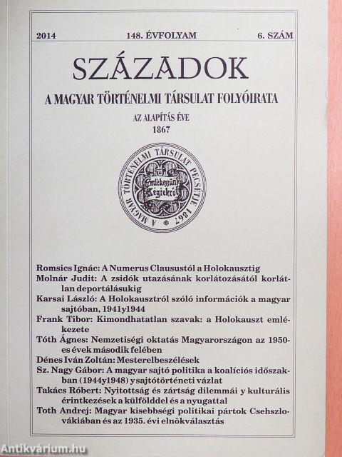 Századok 2014/6.
