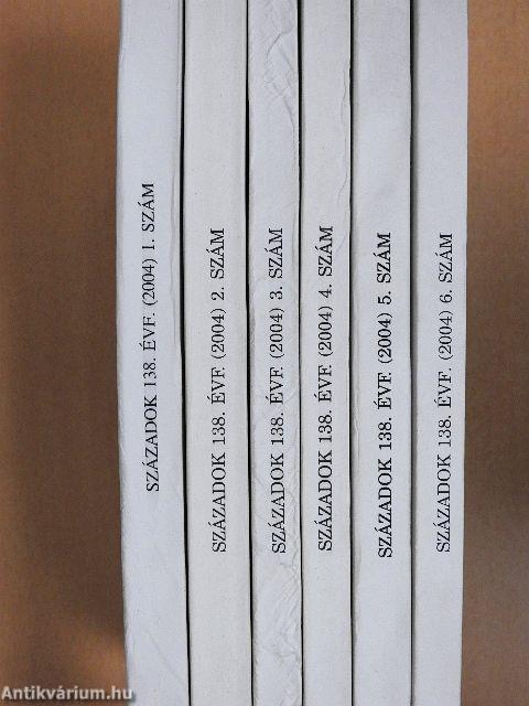 Századok 2004/1-6.