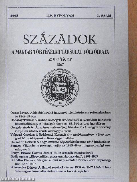 Századok 2005/3.