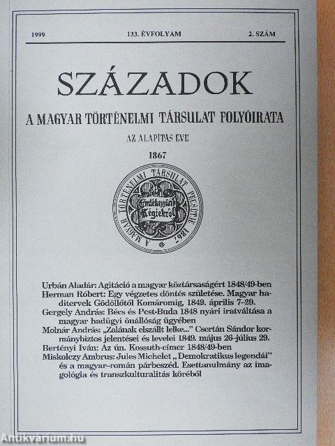 Századok 1999/2.