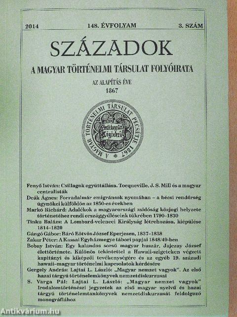 Századok 2014/3.