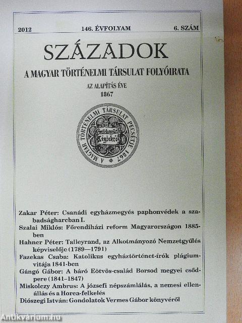 Századok 2012/6.