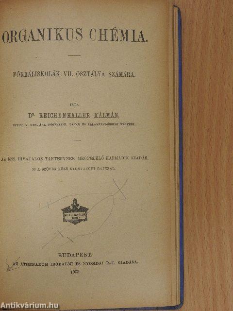 Anorganikus chémia és mineralogia I-II./Organikus chémia