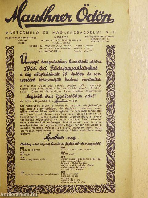 70. Mauthner árjegyzék