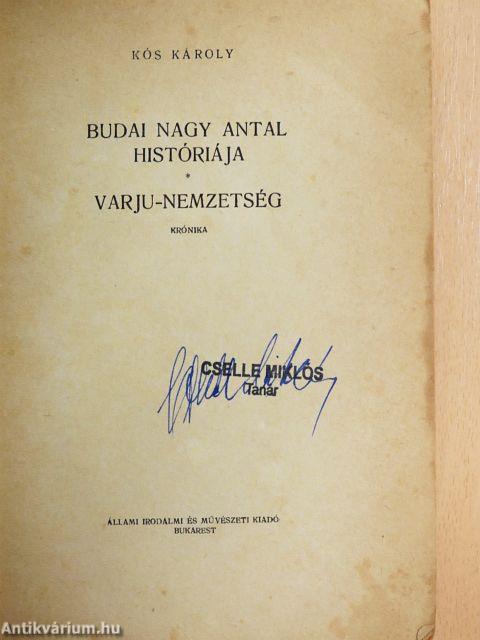 Budai Nagy Antal históriája/Varju-nemzetség