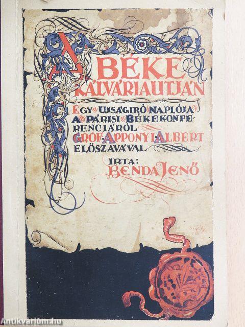 A béke kálvária-utján