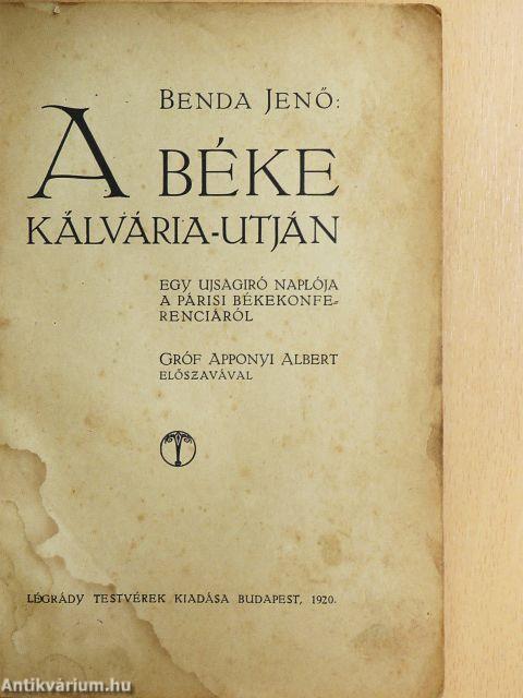 A béke kálvária-utján