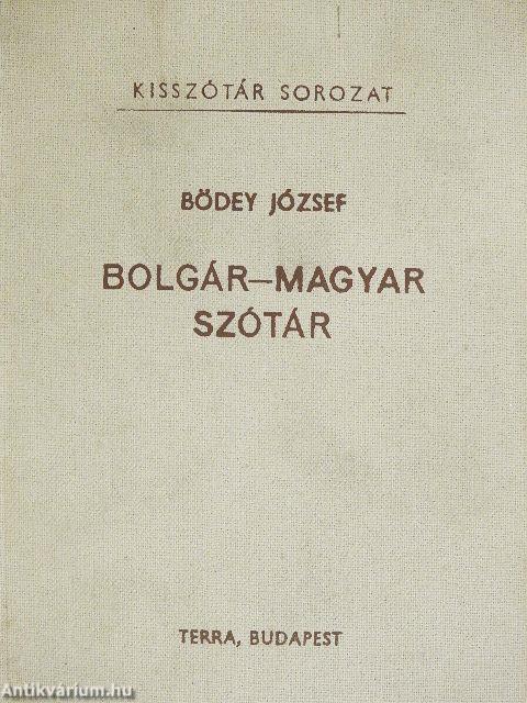 Bolgár-magyar szótár