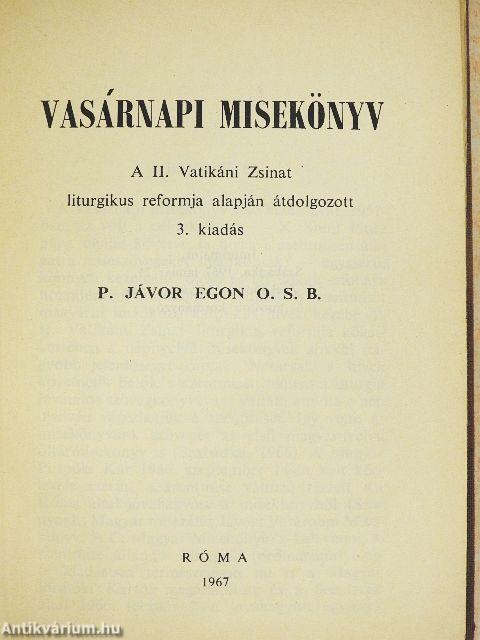 Vasárnapi misekönyv