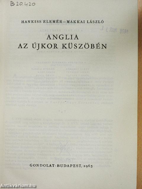 Anglia az újkor küszöbén