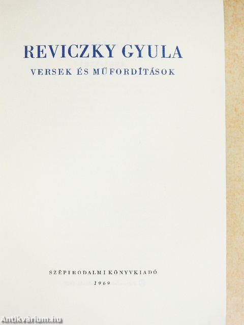Reviczky Gyula művei I-II.