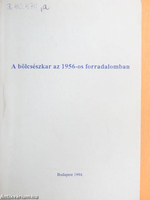 A bölcsészkar az 1956-os forradalomban