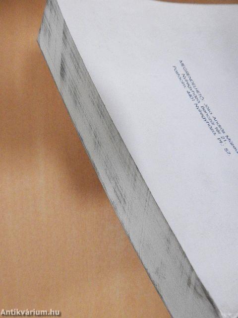 Az 1956-os forradalom utáni megtorlás Szabolcs-Szatmár-Bereg megyei dokumentumai I/8.