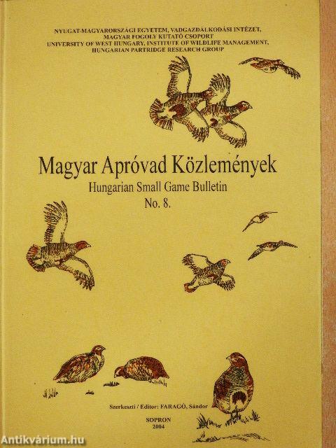 Magyar Apróvad Közlemények 8.