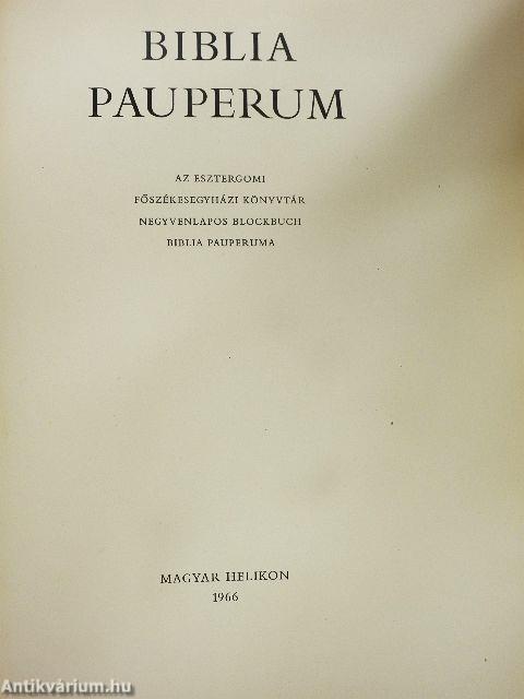 Biblia Pauperum