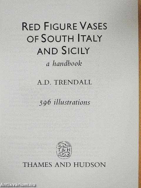 Red Figure Vases of South Italy and Sicily