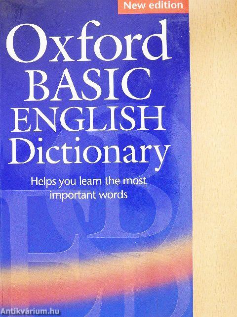 Oxford Basic English Dictionary