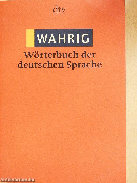 Wahrig - Wörterbuch der deutschen Sprache