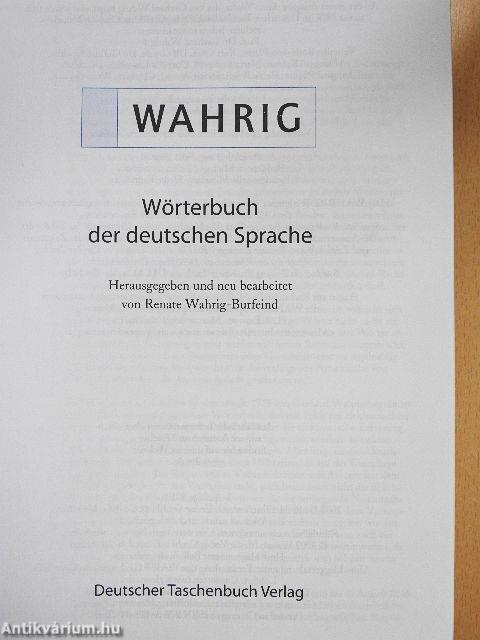 Wahrig - Wörterbuch der deutschen Sprache