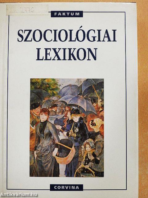Szociológiai lexikon