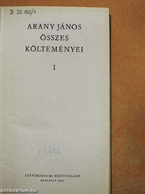Arany János összes költeményei I-II.
