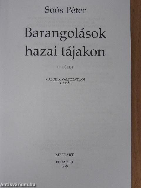Barangolások hazai tájakon II.