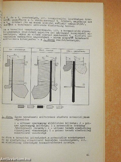 A természeti erőforrások potenciálja és igénybevétele gazdasági értékelésének elvi-módszertani kérdései