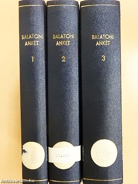 Balatoni ankét 1-3.