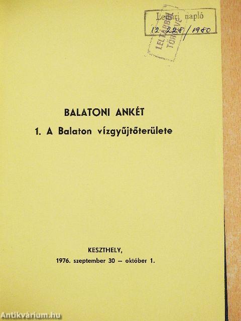 Balatoni ankét 1-3.