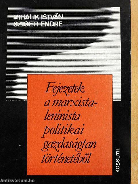 Fejezetek a marxista-leninista politikai gazdaságtan történetéből