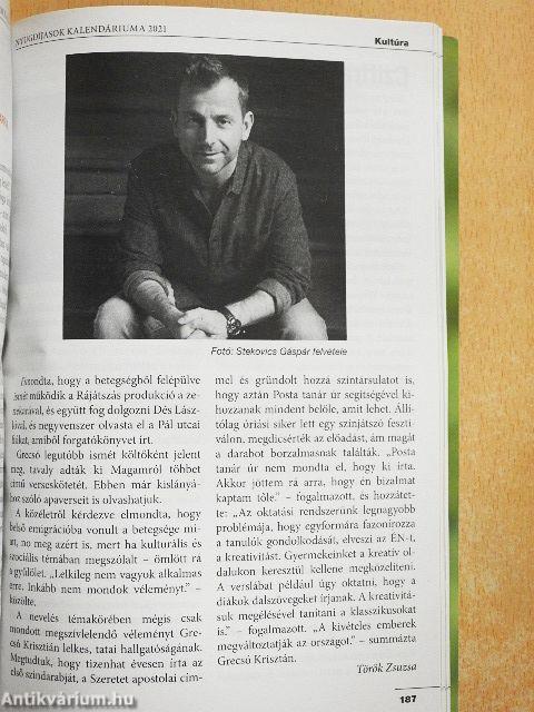 Nyugdíjasok Kalendáriuma 2021