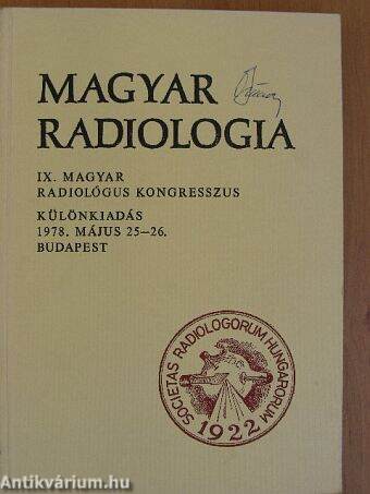 Magyar Radiologia 1978. május 25-26.