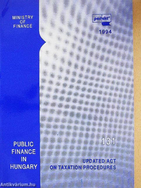 Updated Act on Taxation Procedures