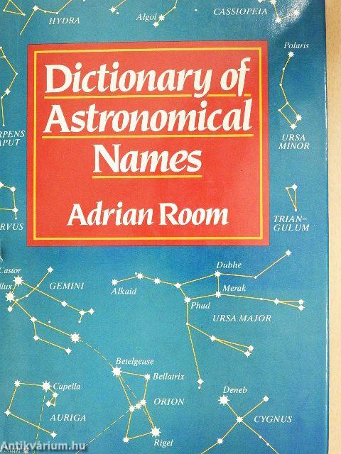 Dictionary of Astronomical Names