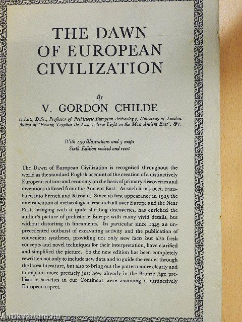 The Dawn of European Civilization