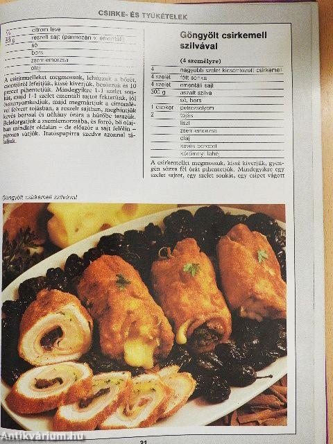 99 szárnyasétel 33 színes ételfotóval