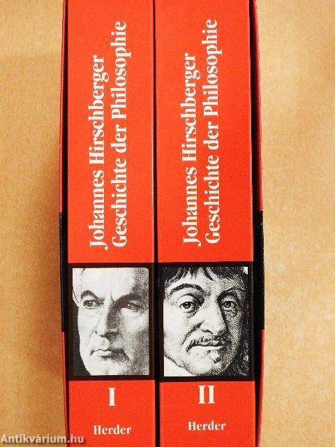 Geschichte der Philosophie I-II.
