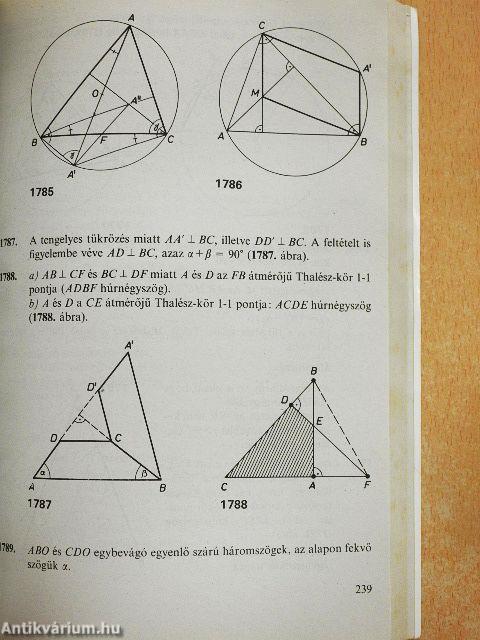 Összefoglaló feladatgyűjtemény matematikából - Megoldások I.