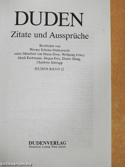 Duden - Zitate und Aussprüche