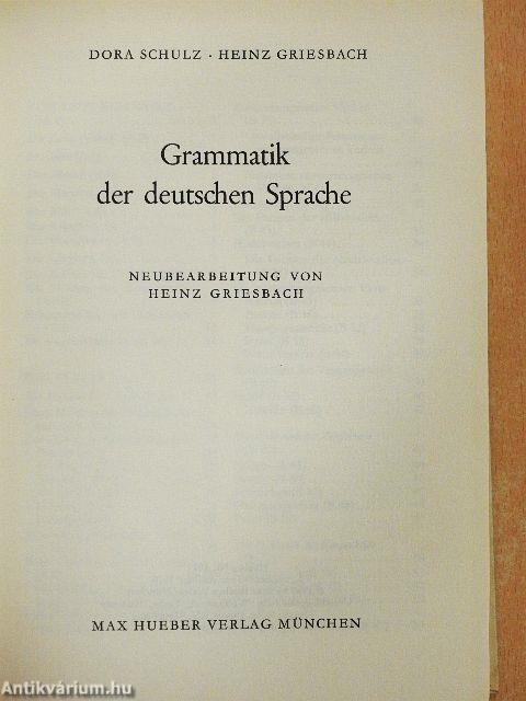 Grammatik der deutschen Sprache